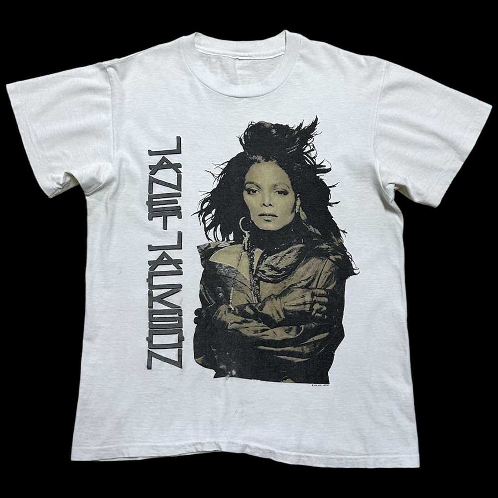 Band Tees × Hanes × Vintage 90’s Janet Jackson t-… - image 2