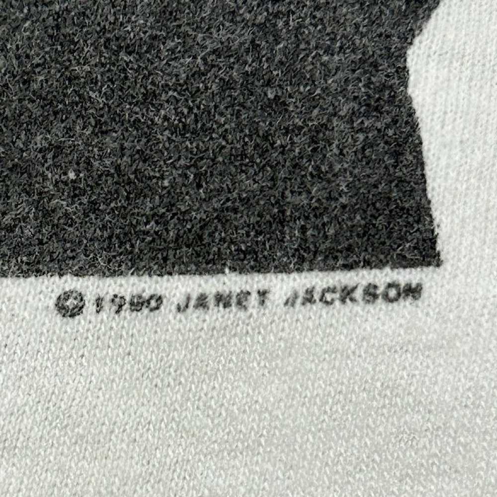 Band Tees × Hanes × Vintage 90’s Janet Jackson t-… - image 4