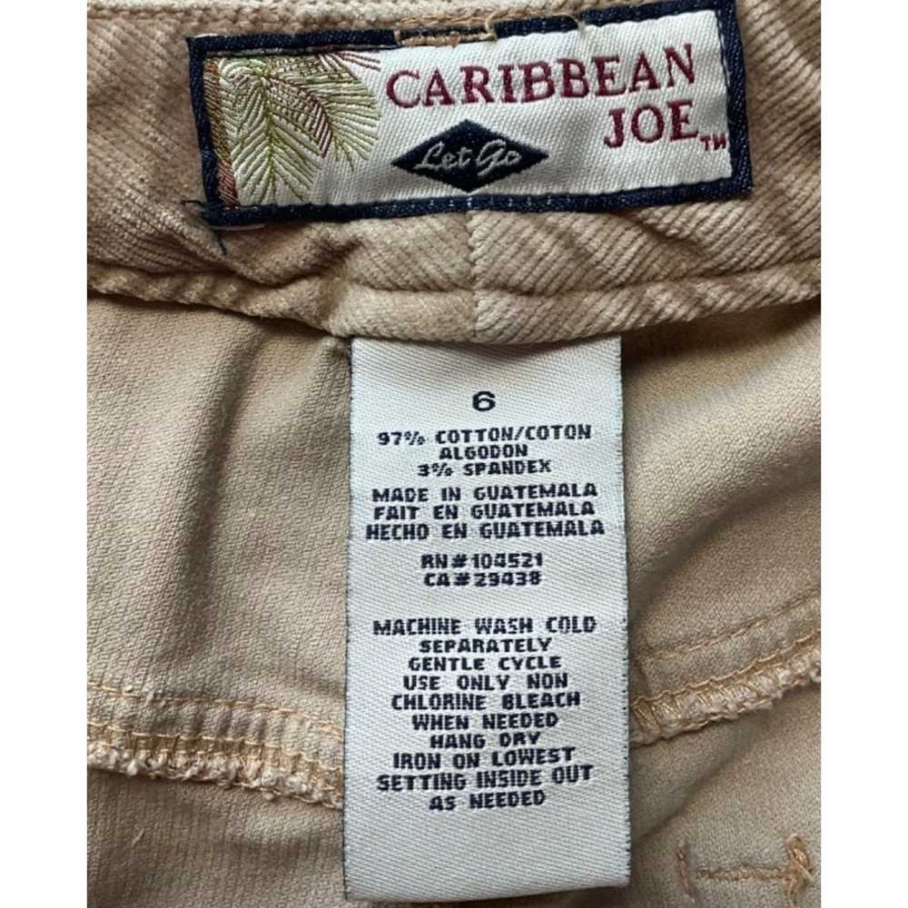 Vintage VTG Caribean Joe Corduroy womens sz. 6 pa… - image 4