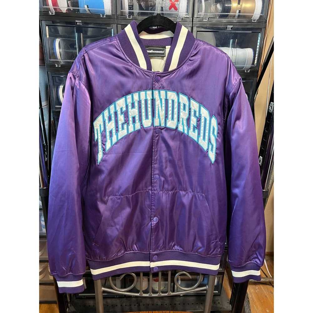 The Hundreds The Hundreds Bomber Jacket Purple Lo… - image 1