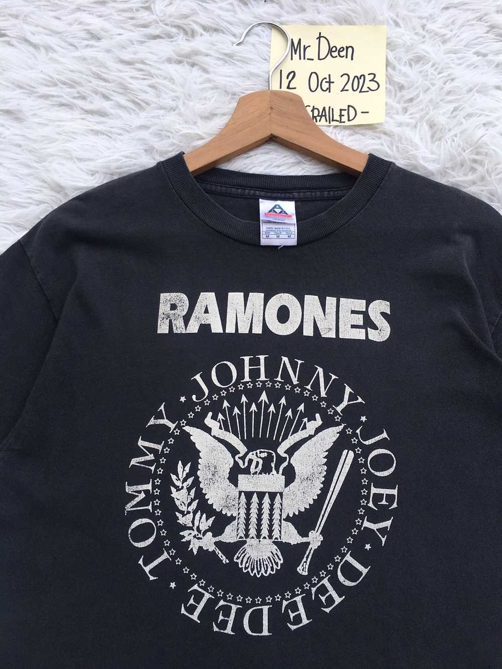 Band Tees × Rock T Shirt Rare Vintage Ramones Tsh… - image 6