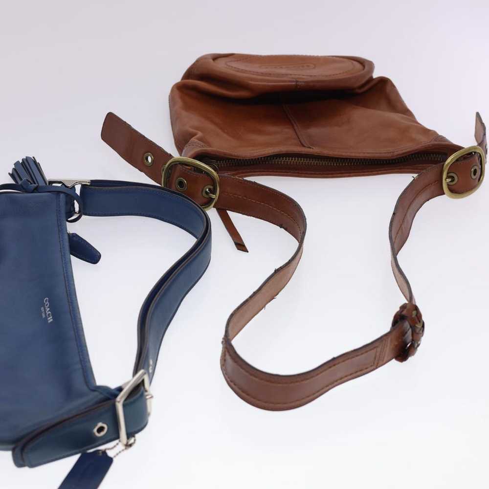 Coach Coach Shoulder Bag Leather 2Set Brown Blue … - image 4