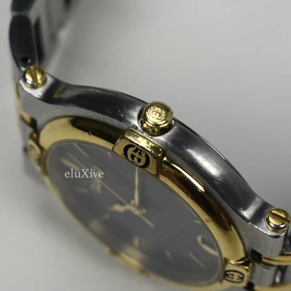 Gucci Gucci 9000M Gold Steel Graphite Dial Watch … - image 12
