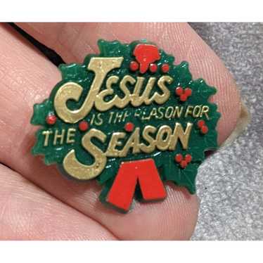 Other Jesus Is The Reason For The Season Lapel Pin - image 1