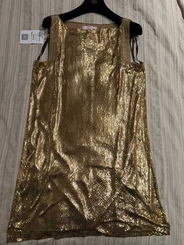 H&M × Versace Versace and H&M gold metal dress