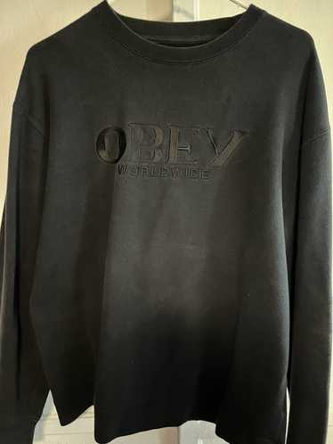 Obey Black Out Obey Sweatshirt
