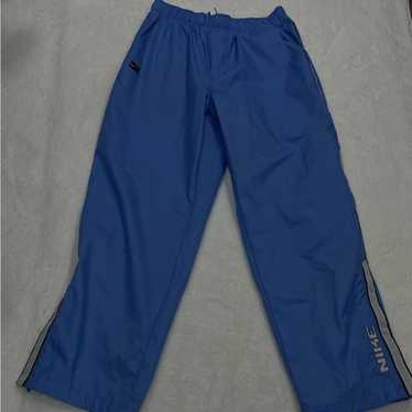Vintage Nike Track Pants Navy Blue Nylon Joggers Subtle