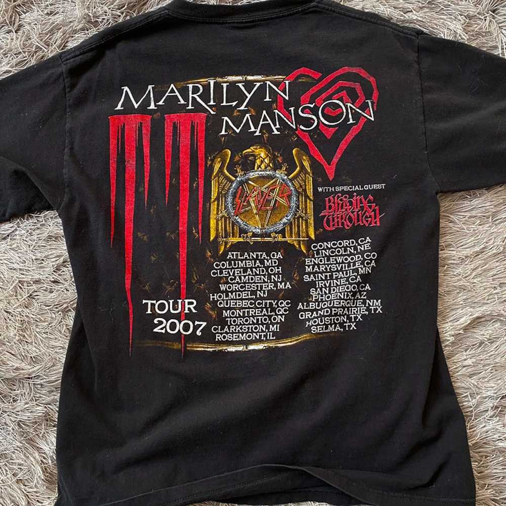 Marilyn Manson Marilyn Manson Vintage Tour 2007 T… - image 2