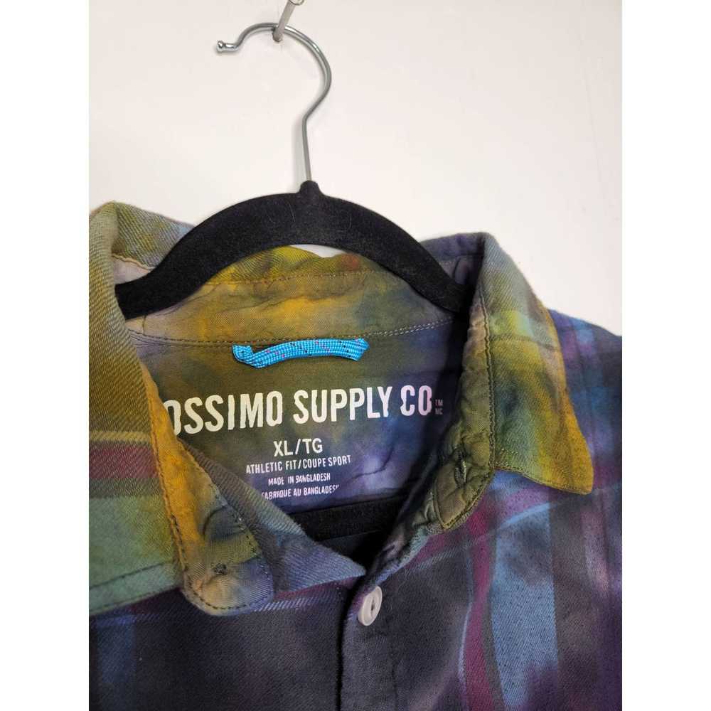 Mossimo Flannel Custom Ice Tie Dye Grunge Cobain … - image 4