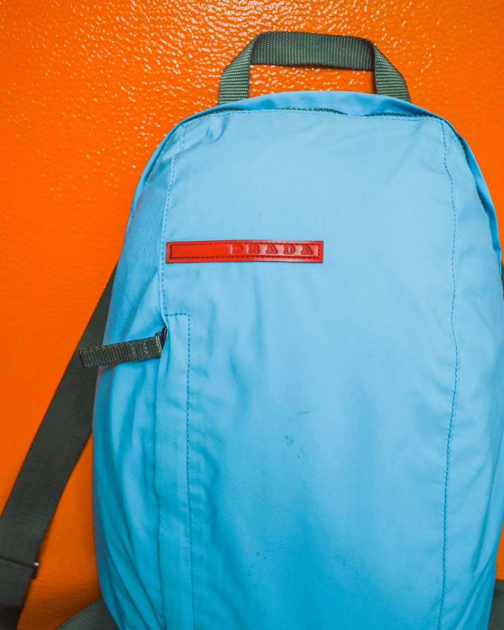 Prada Prada Sport Vintage Baby Blue Small Backpac… - image 3