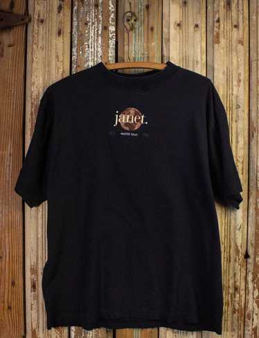 True Vintage Janet Jackson 1993-1994 Tour Shirt Sz L Hanes