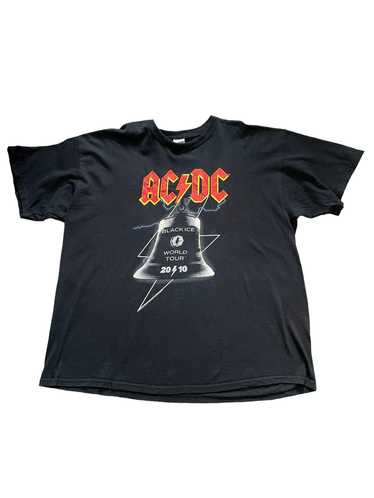 Ac/Dc × Vintage T-shirt AC/DC 2010 Black ice tour… - image 1