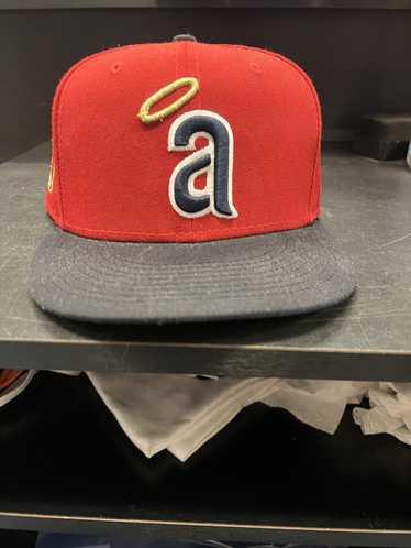Los Angles Angels Vintage Outdoor Cap Brand Hat MLB Snapback Red Anaheim