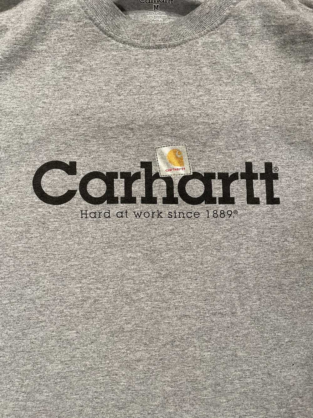 Carhartt Carhartt Logo Tee Grey - image 2