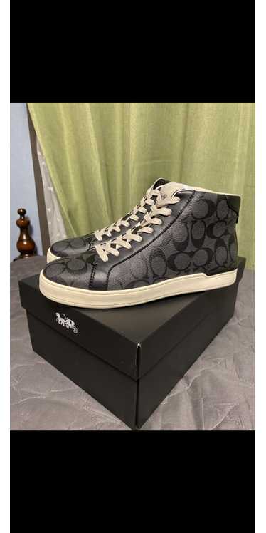 Coach Coach Black Leather Sneakers