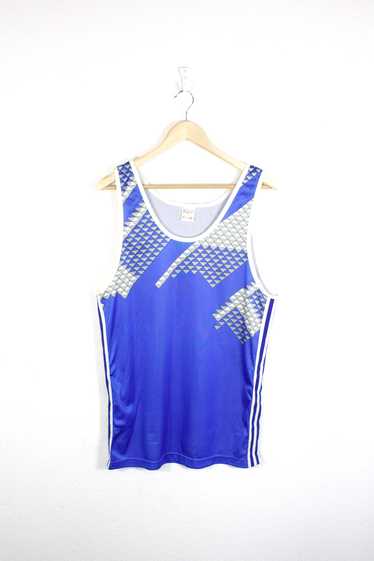 Adidas × Jersey × Vintage Vintage Adidas Tape Str… - image 1