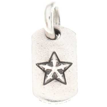 正規店仕入れの 【CHROME HEARTS DOG TAG LA RAISED STAR