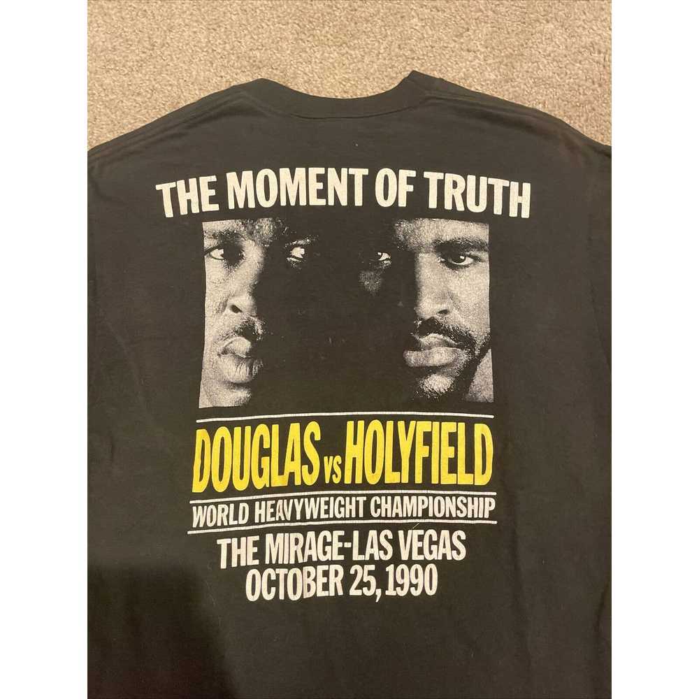 Jerzees Vintage Boxing DOUGLAS VS HOLYFIELD WHC 1… - image 2