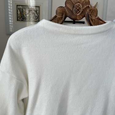 Other Haven Winter White Fleece Funnel Neck Cozy P