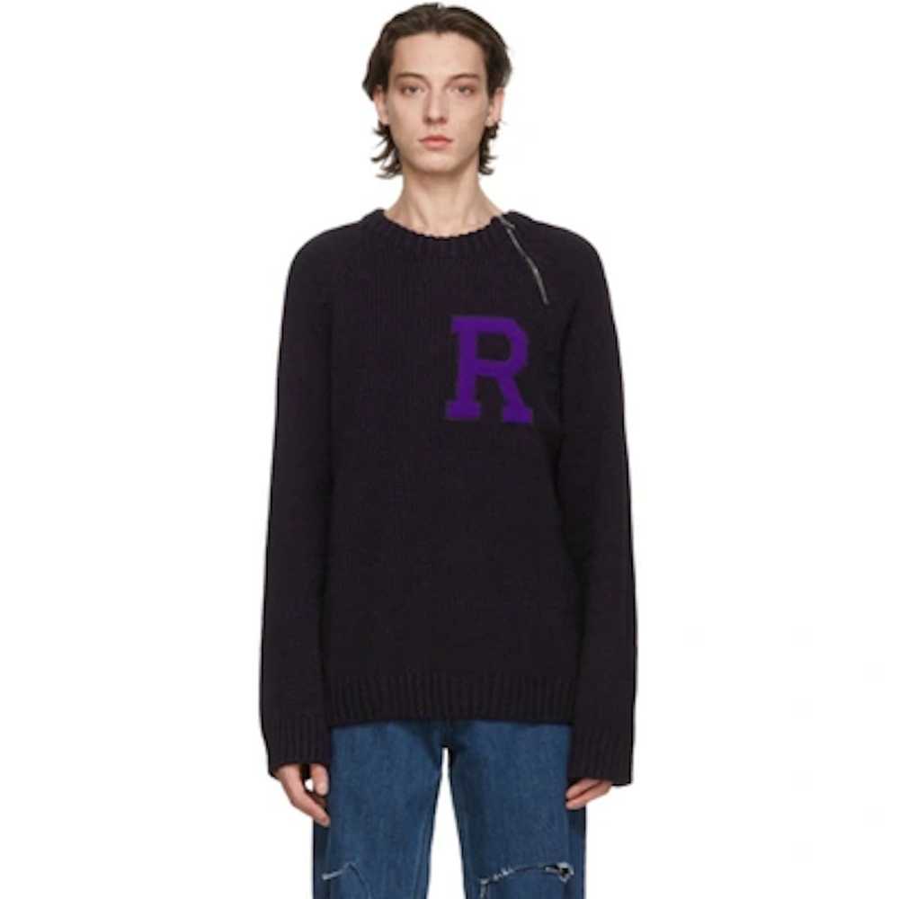 Raf Simons AW20 KNIT PATCH SWEATER - image 9