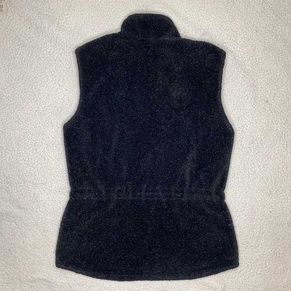 Tsunami Black Fuzzy Fleece Vest: Size Medium - image 2