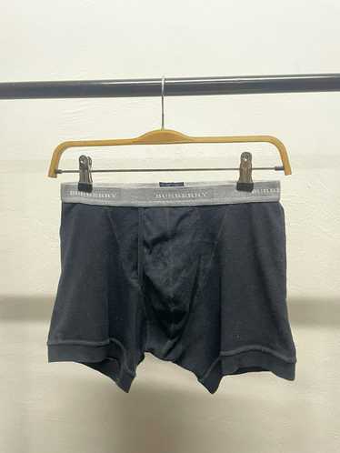 Vintage Mens BURBERRY Boxer Shorts Nova Check Underwear Logo Under Pants