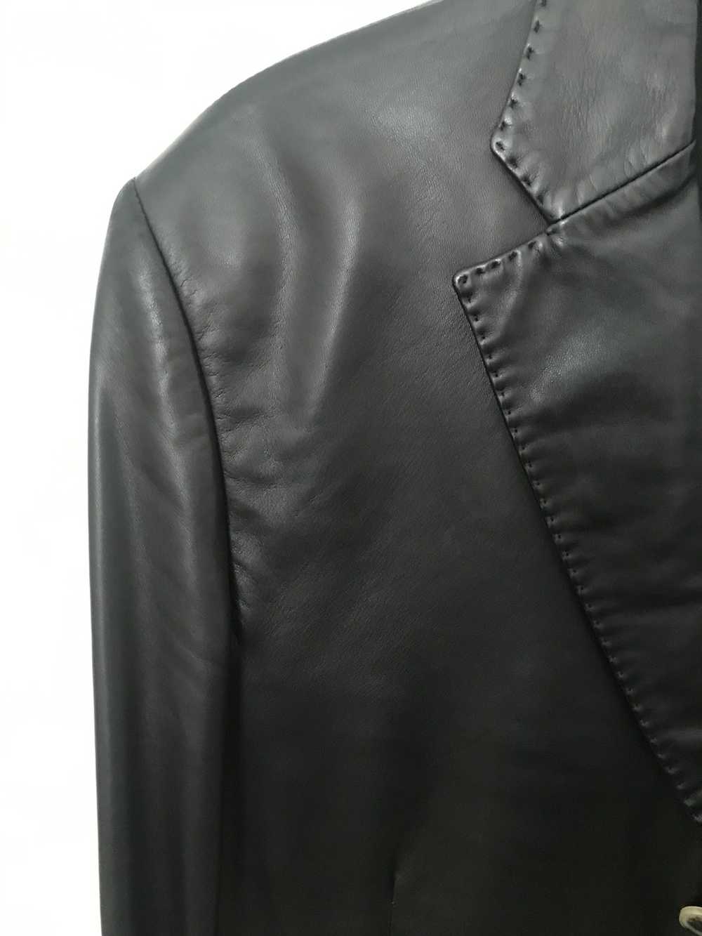Salvatore Ferragamo Ferragamo soft leather blazer - image 2