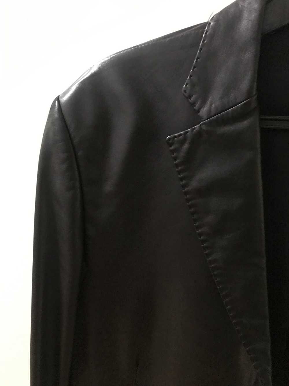 Salvatore Ferragamo Ferragamo soft leather blazer - image 6