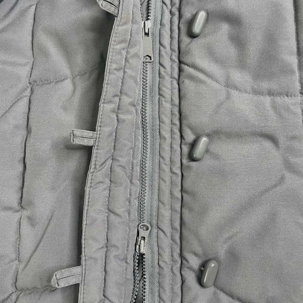 Vintage 80’s grey car puffer coat, Winona Ryder S… - image 6