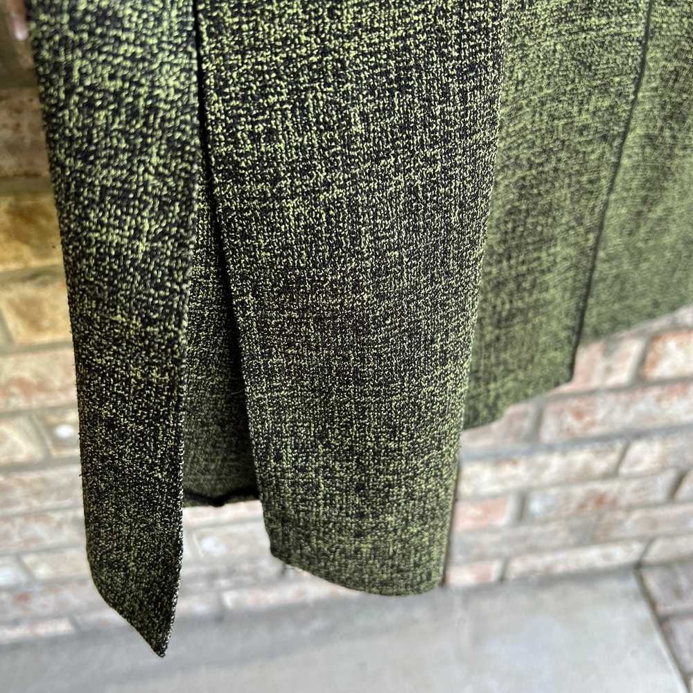 Vintage 60’s green tweed style house coat - image 6