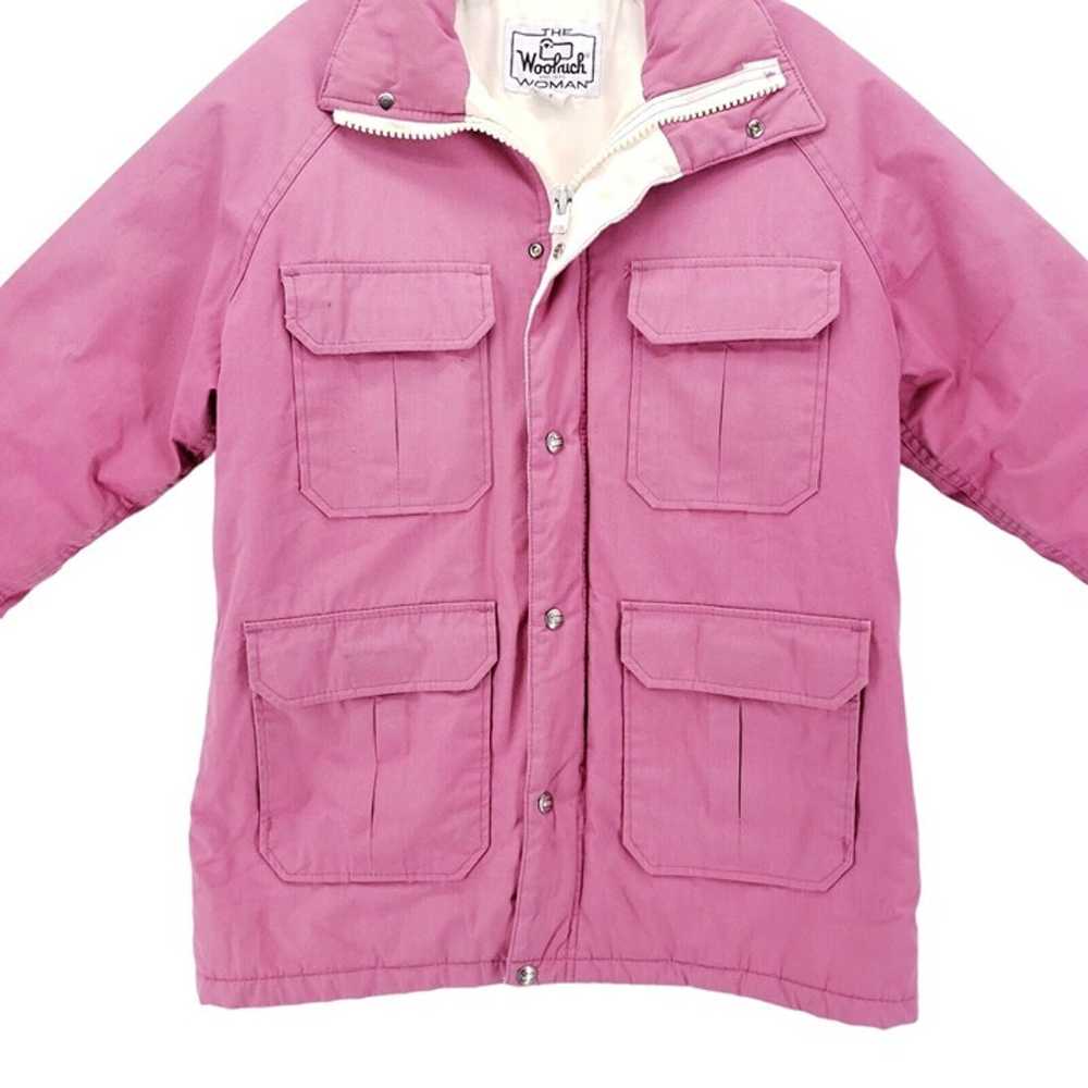 WOOLRICH Vintage Pink Wildberry Winter Jacket Par… - image 2