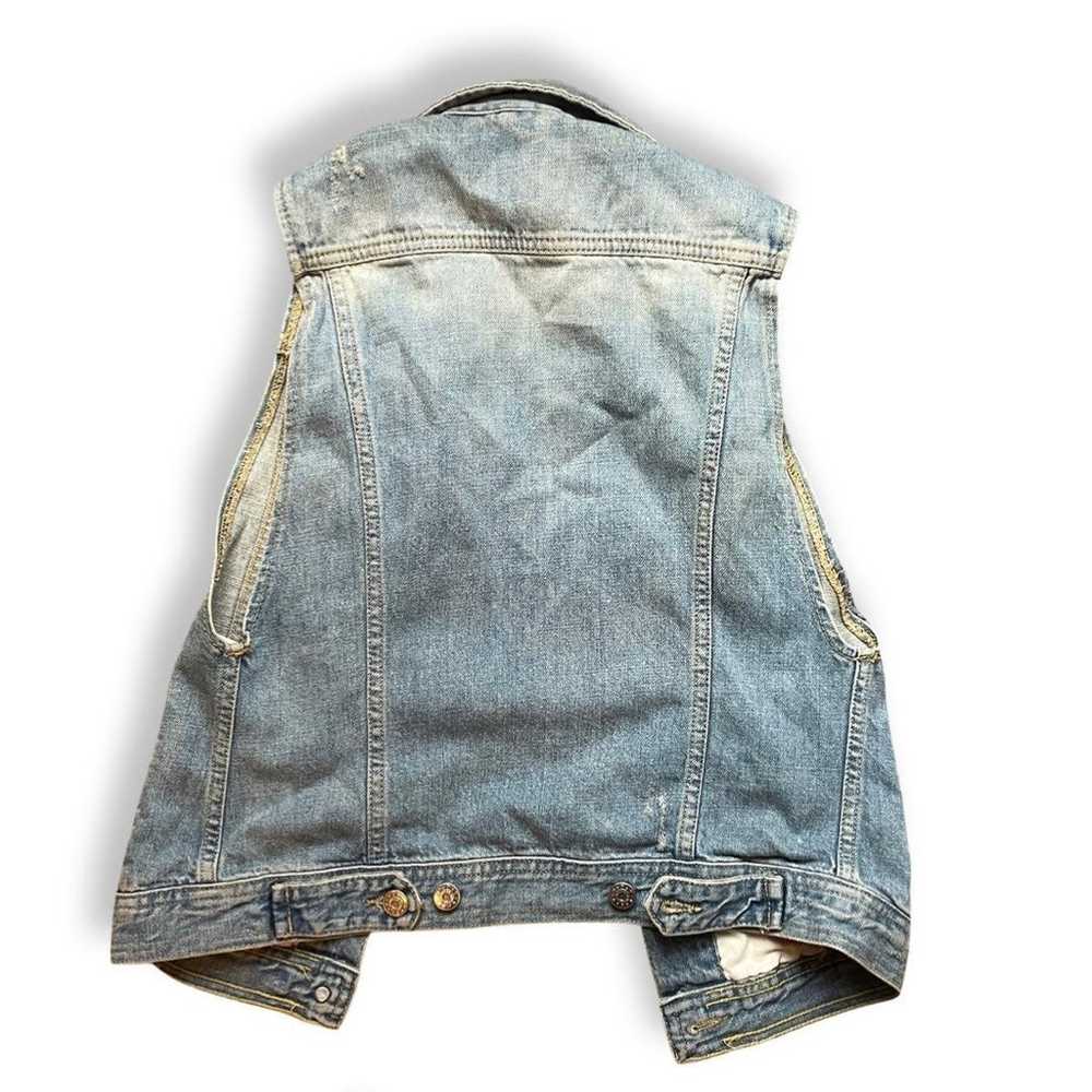 Vintage Jean Vest - image 2
