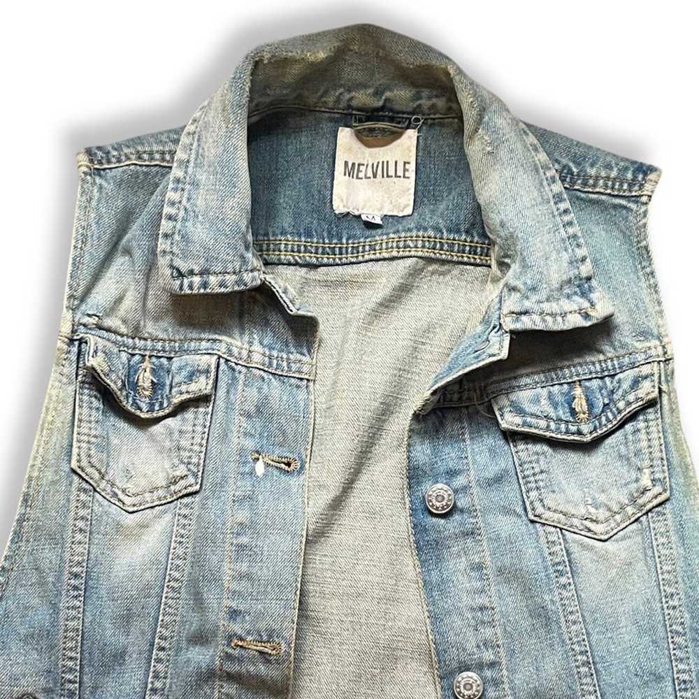 Vintage Jean Vest - image 3