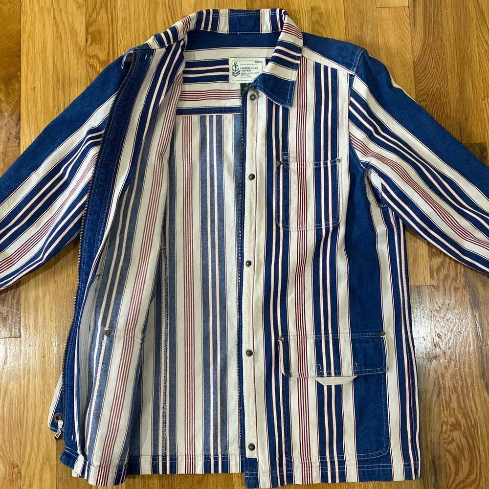 Ralph Lauren Nautical Striped Denim Jacket - image 6