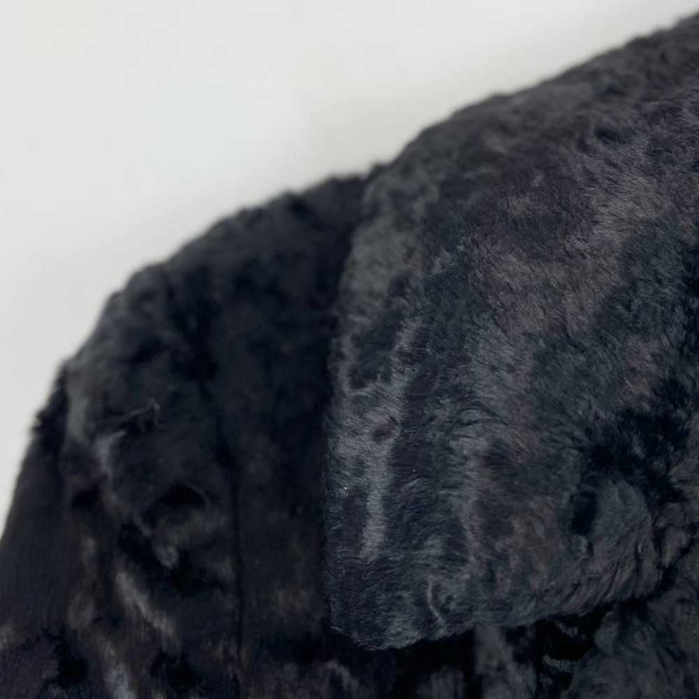 Julie De Roma Vintage Faux Fur Coat Double Breast… - image 4