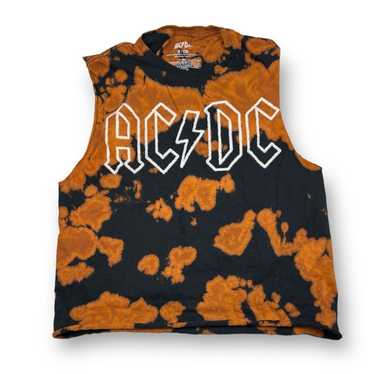 Ac/Dc AC DC Tie Dye Tank Top Size Small