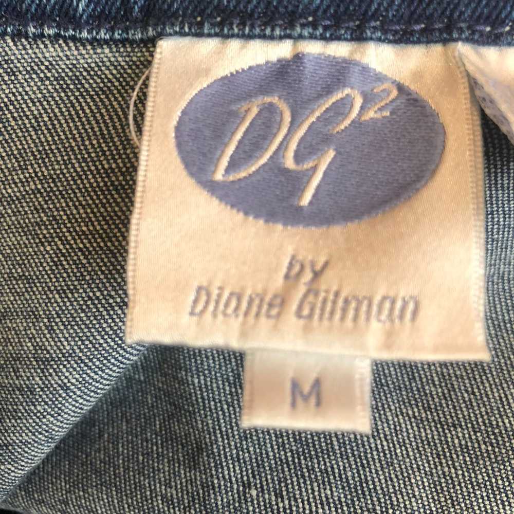 Vintage Dg2 by Diane Gilman Fringe Jean Jacket wi… - image 7