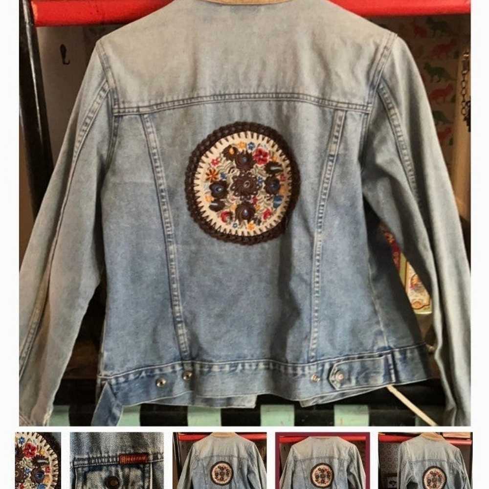 Rare Vintage Roxy Denim Jacket Size M - image 11