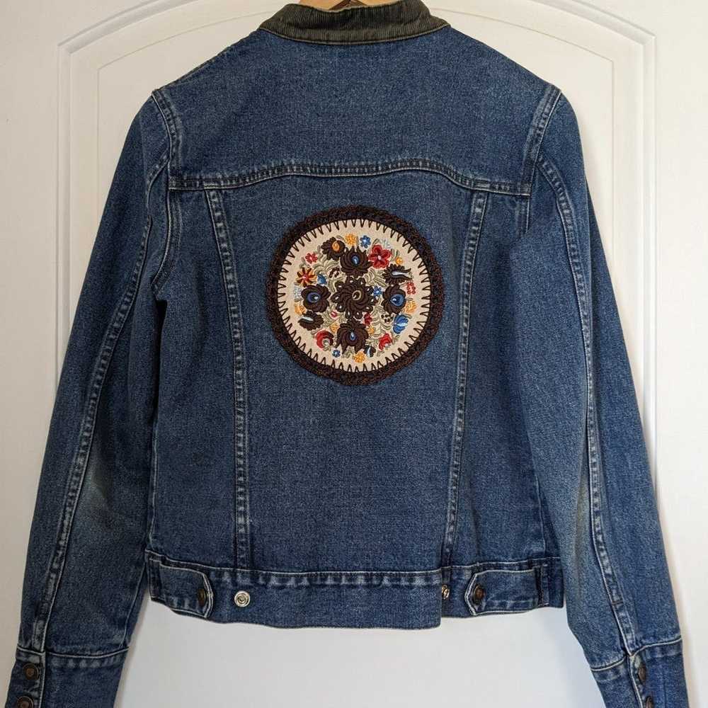 Rare Vintage Roxy Denim Jacket Size M - image 2
