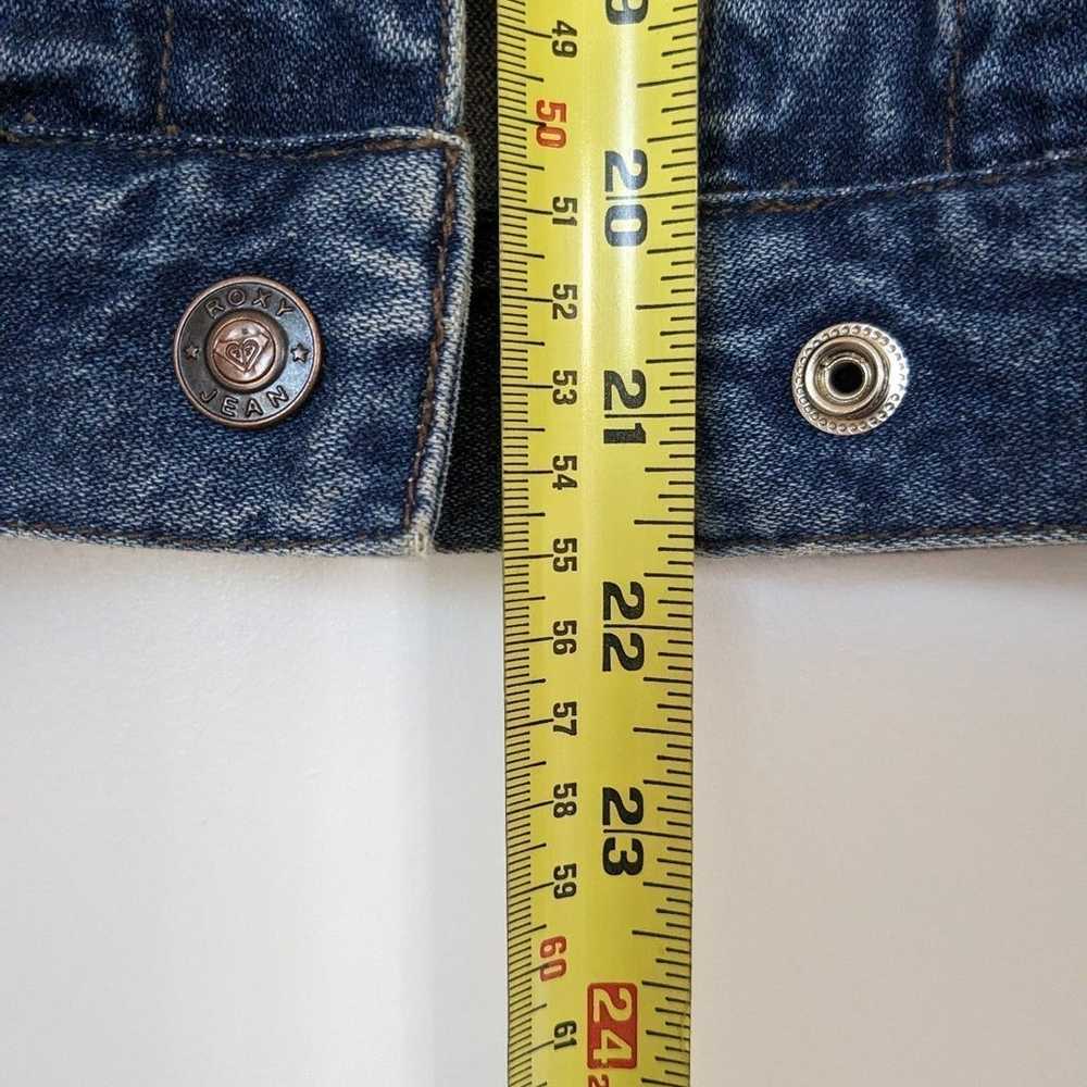 Rare Vintage Roxy Denim Jacket Size M - image 6