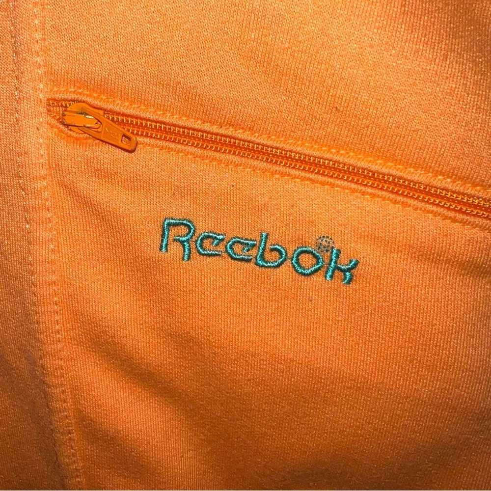 Reebok Sport Vintage Orange Zipper Sweatshirt Jac… - image 9
