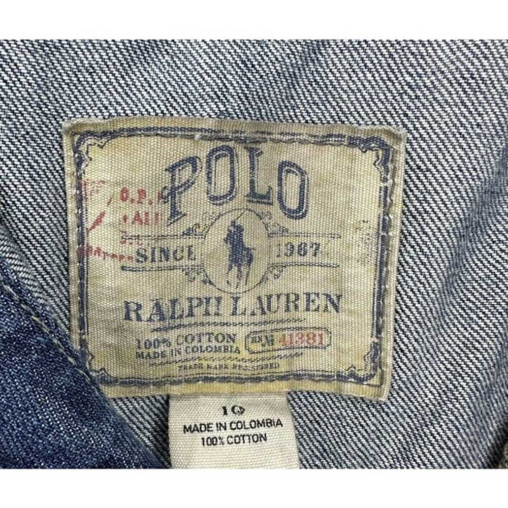 Vintage Polo Ralph Lauren Womens Jean Jacket - image 2