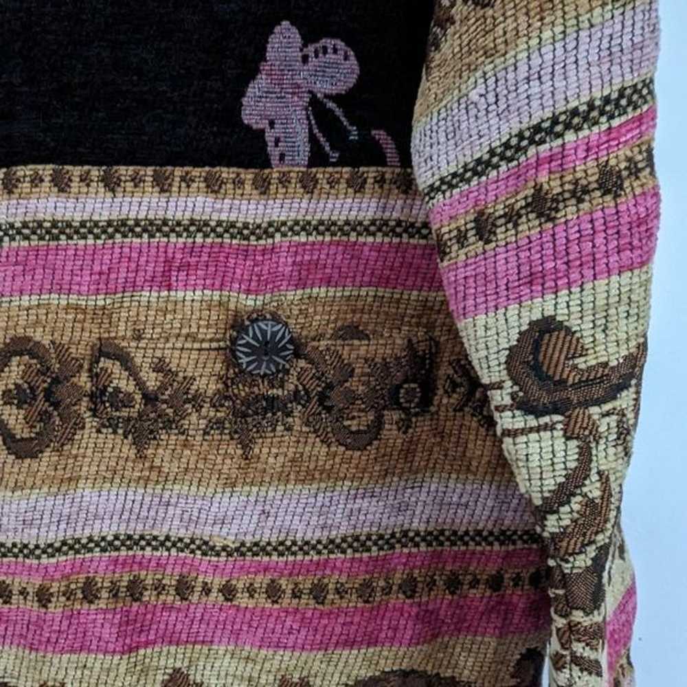Vintage Robert Louis Butterfly Needlepoint Jacket… - image 6