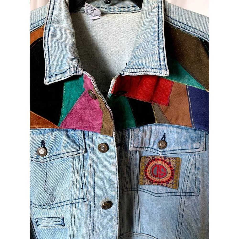 RARE Vintage 90's Denim Jacket - image 3