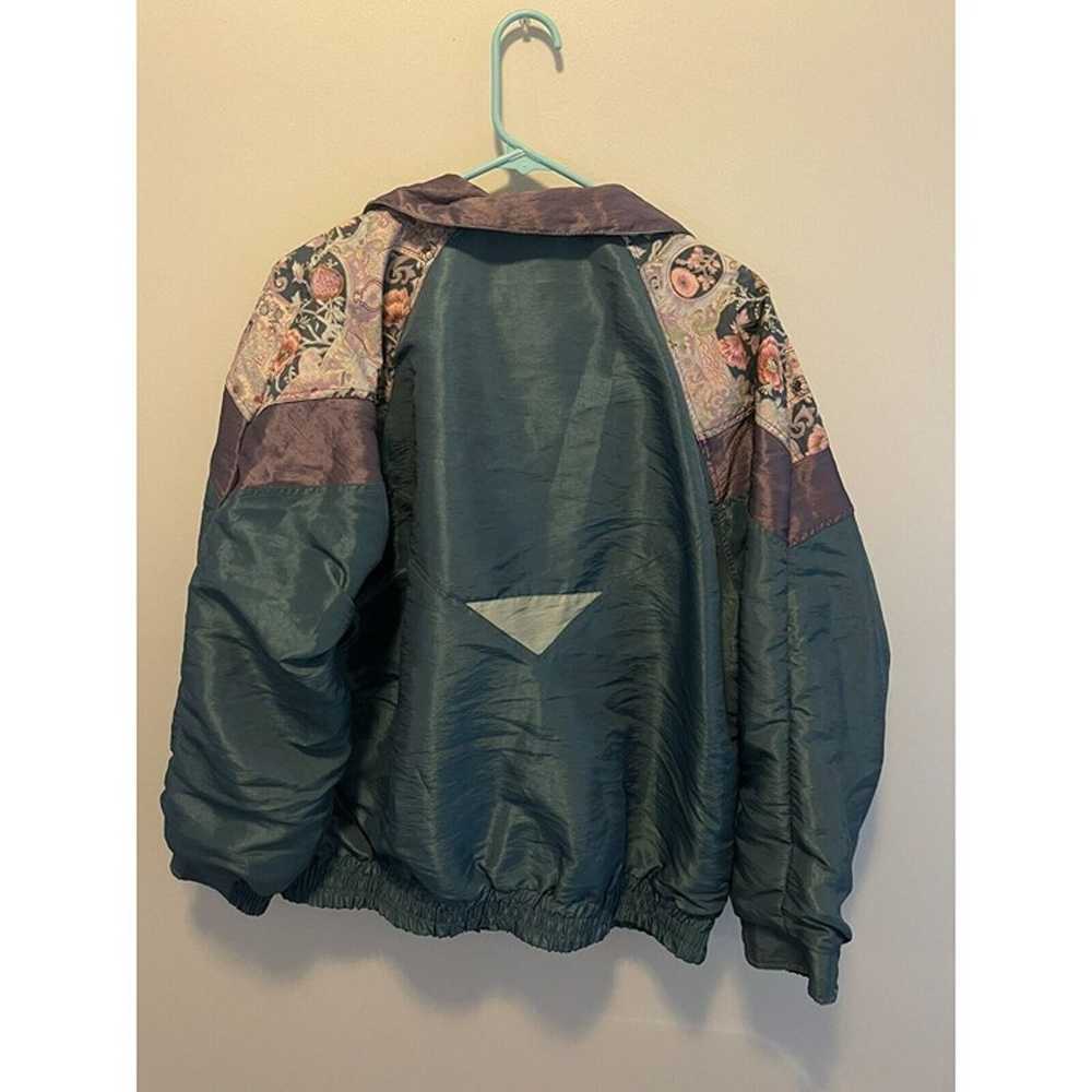 Vintage 80s green Current Seen windbreaker jacket… - image 2