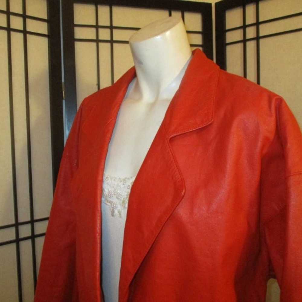 Toffs vintage/retro leather jacket - image 11