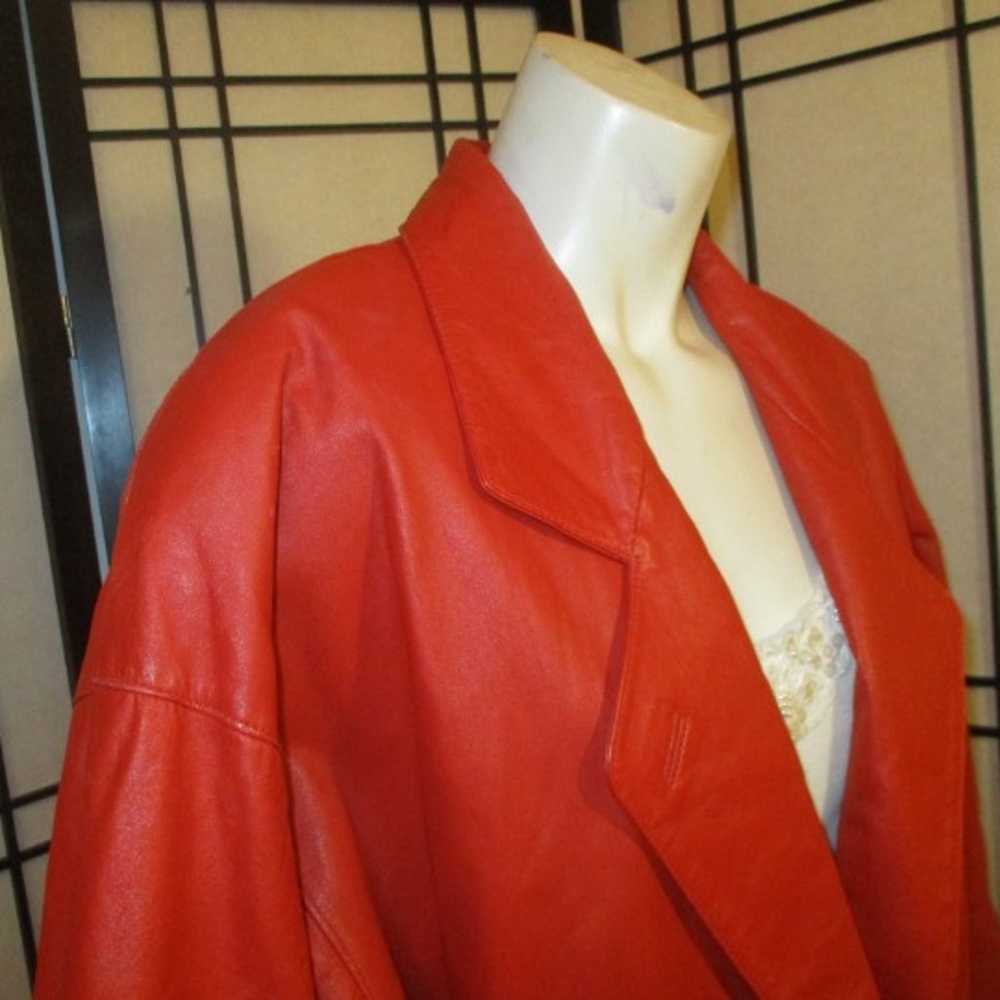 Toffs vintage/retro leather jacket - image 12