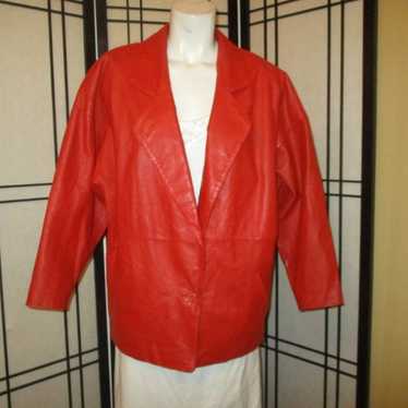 Toffs vintage/retro leather jacket - image 1