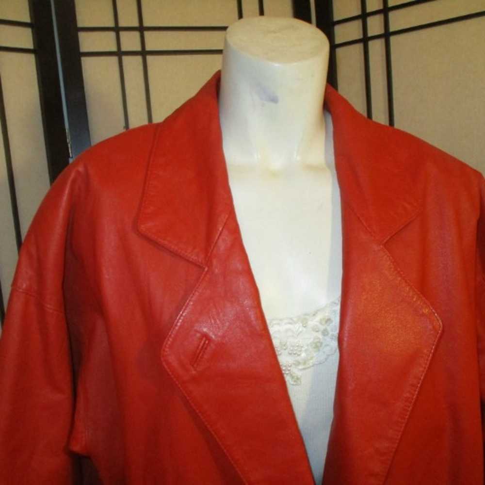 Toffs vintage/retro leather jacket - image 2