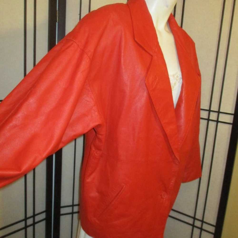 Toffs vintage/retro leather jacket - image 3